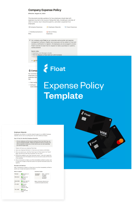 Expense Policy Template for Notion and Google Docs | Float